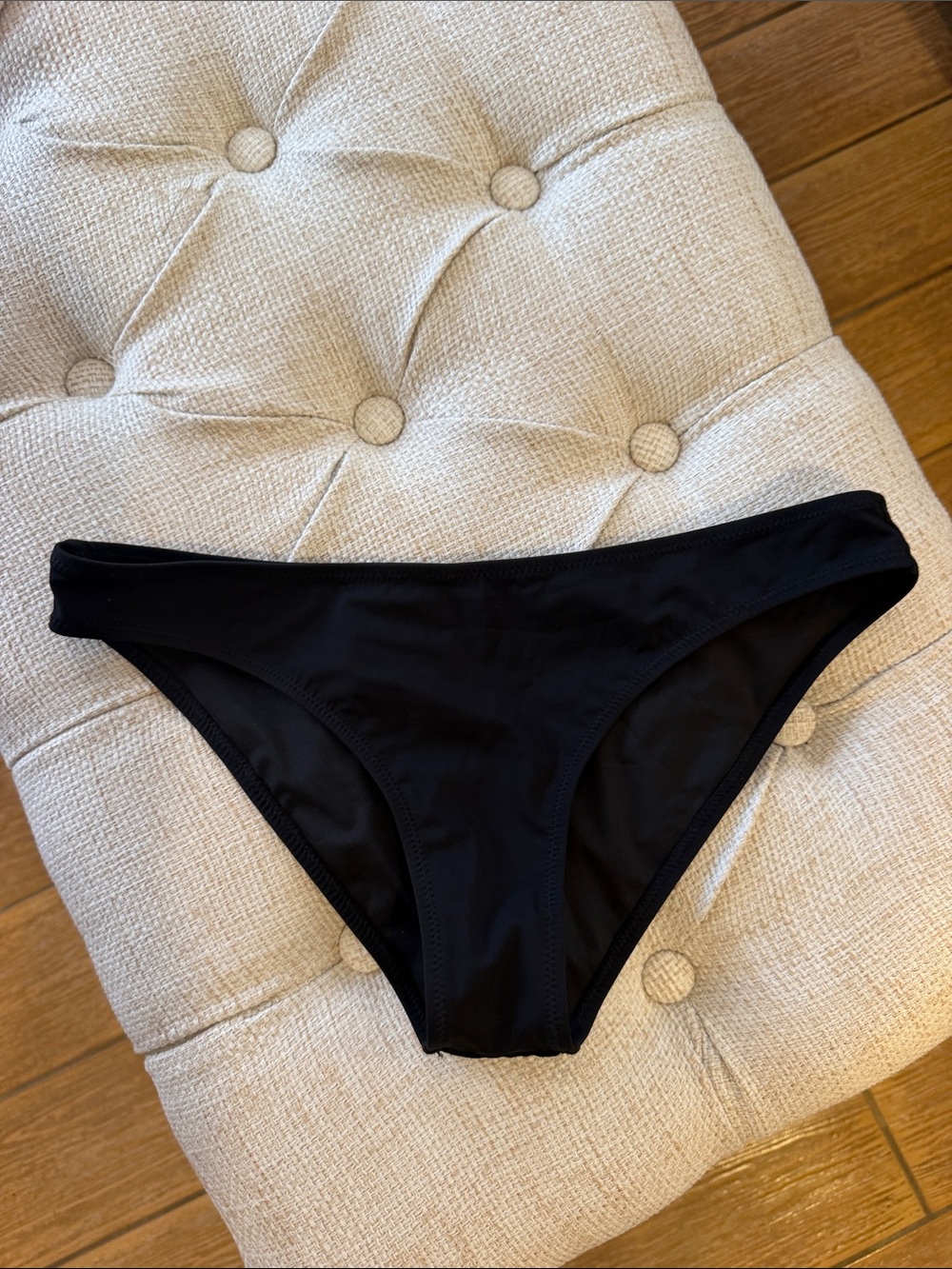 Vuori Black Women's Bikini Bottom - Classic Low Rise Small
